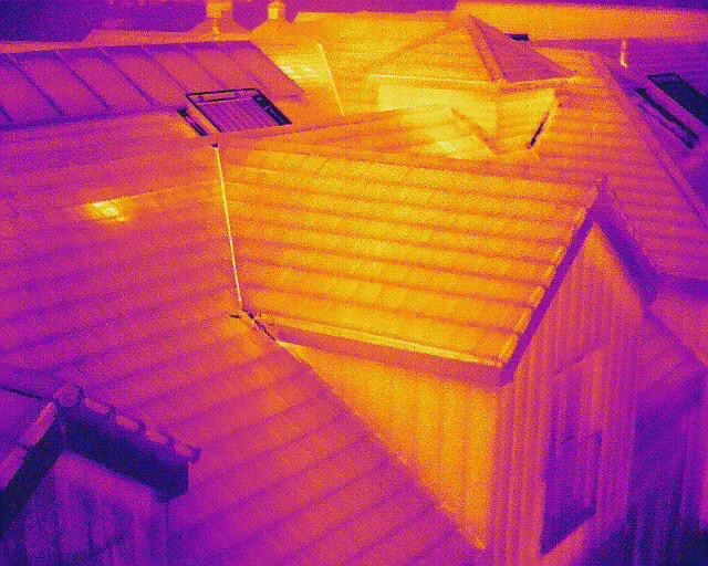 Thermal Imaging Roof Survey Image Southend-on-Sea